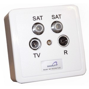 Gniazdo Sat. Mx-700 2xSAT+TV+R