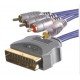 Kabel SCART-4xrca 1,5m